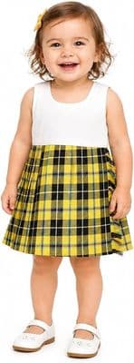 Girls Cornish National Tartan Bodice Dress