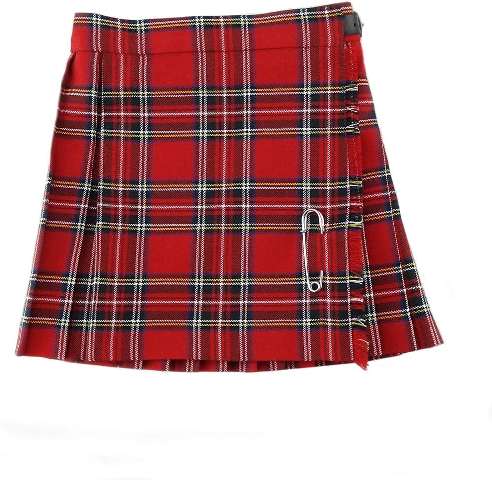 Girls Royal Stewart Tartan Kilt