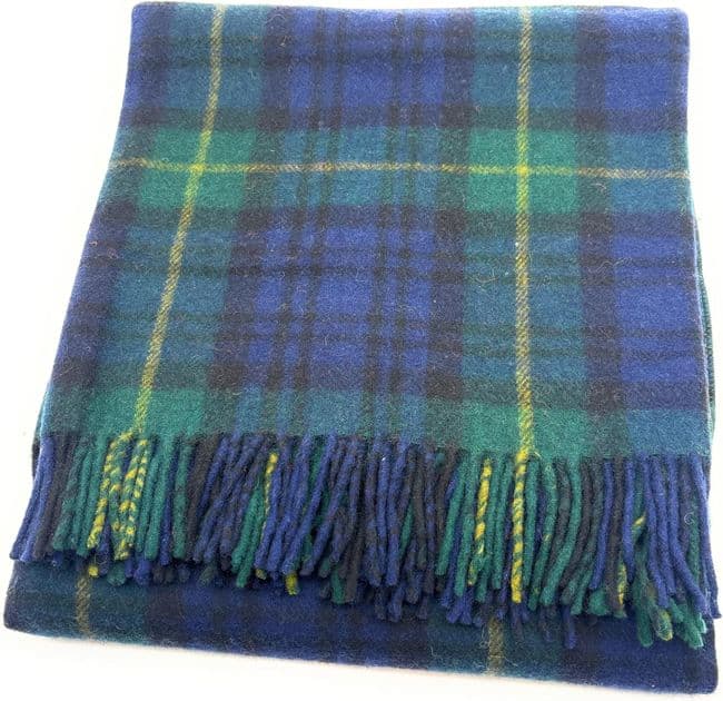 Gordon Modern Tartan Wool Blanket