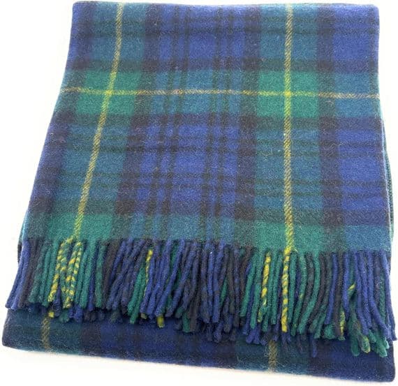 Gordon Modern Tartan Wool Blanket | Tartan Throw