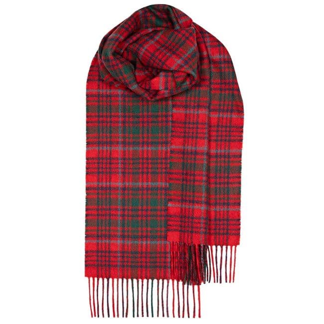 Grant Modern Tartan Pure Lambswool Unisex Scarf - Made in Scotland