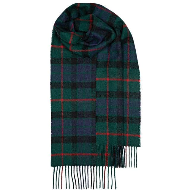 Gunn Modern Tartan Pure Lambswool Unisex Scarf - Made in Scotland