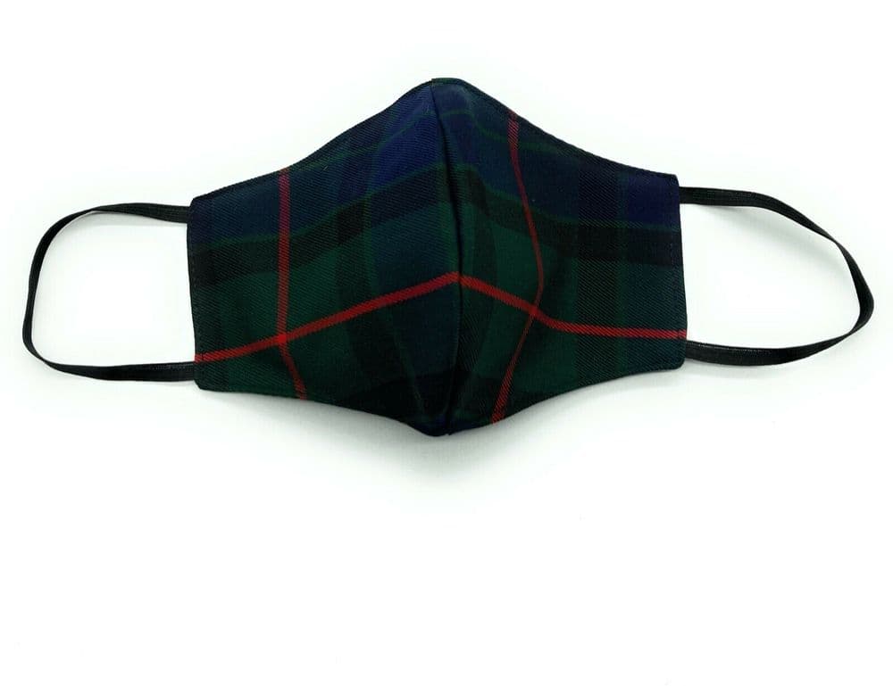 Gunn Tartan Polyviscose Face Mask