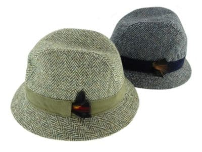 Harris Tweed Trilby Hats