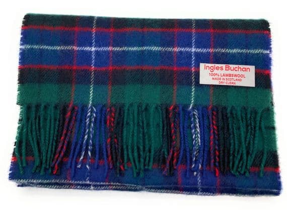 Hunter Modern Tartan Scarf | Highland Tweed