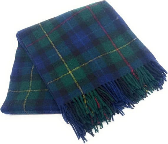 Ingles Buchan of Scotland Smith Tartan Wool Travel Rug/Blanket