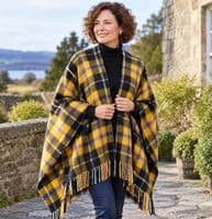 Ladies Cornish National Tartan Wool Cape