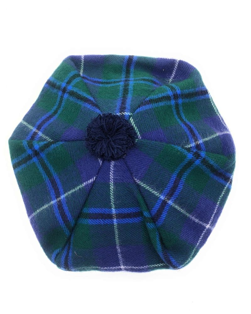 Ladies Douglas Tartan Lambswool Tam - Made in Scotland
