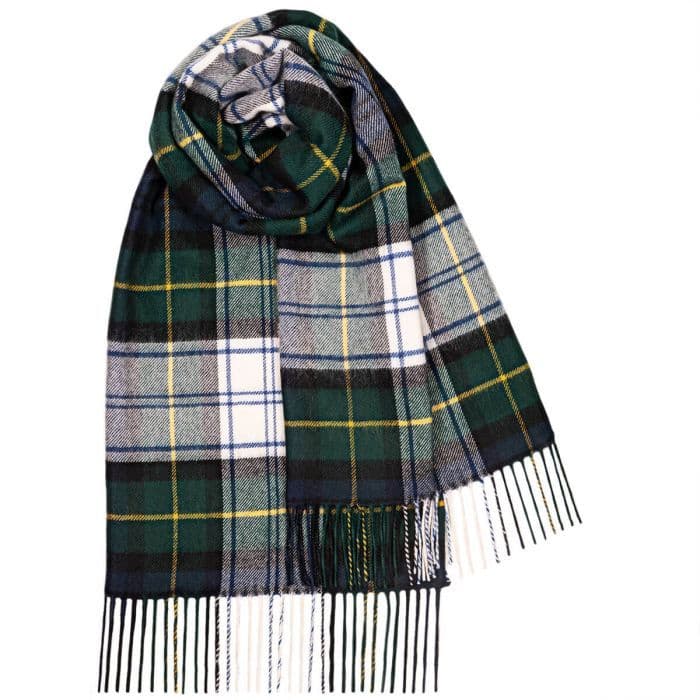 Ladies Gordon Dress Tartan Lambswool Stole - Made in Scotland