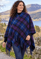 Ladies Heritage of Scotland Tartan Pure Lambswool Mini Cape