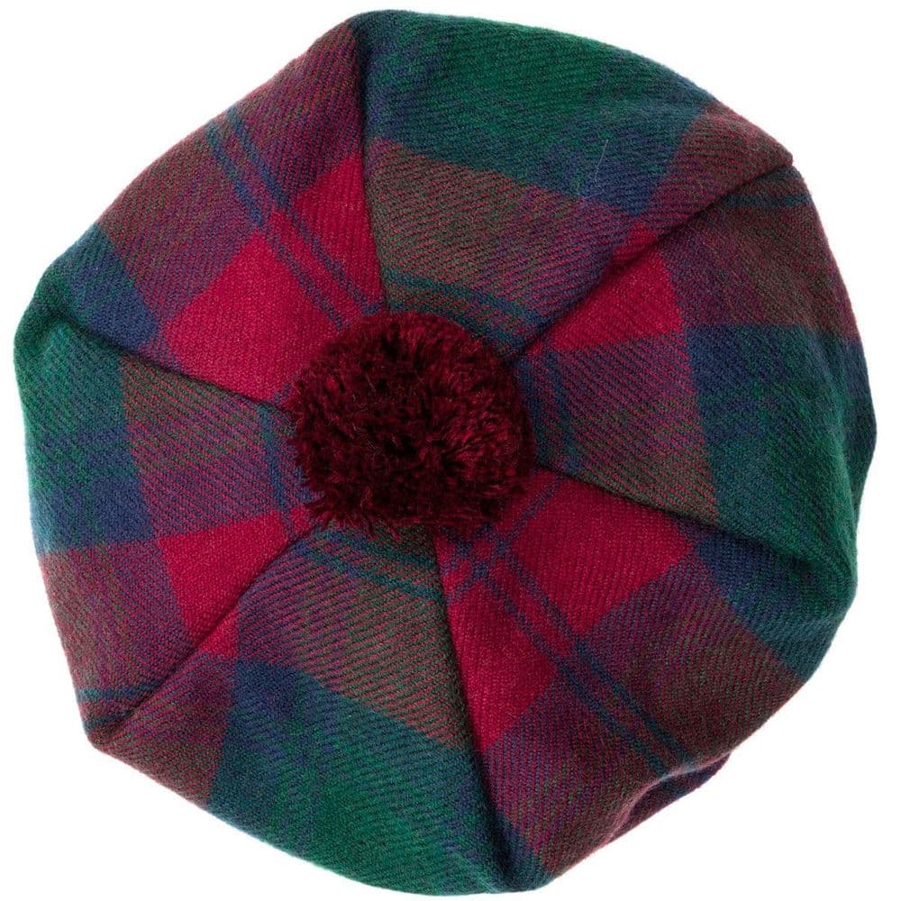 Ladies Lindsay Modern Tartan Lambswool Tam - Made in Scotland