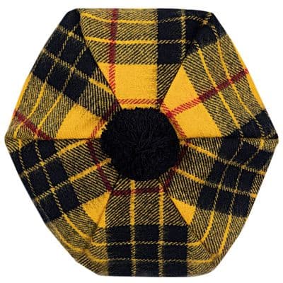 Ladies MacDeod Dress Modern Tartan Lambswool Tam - Made in Scotland