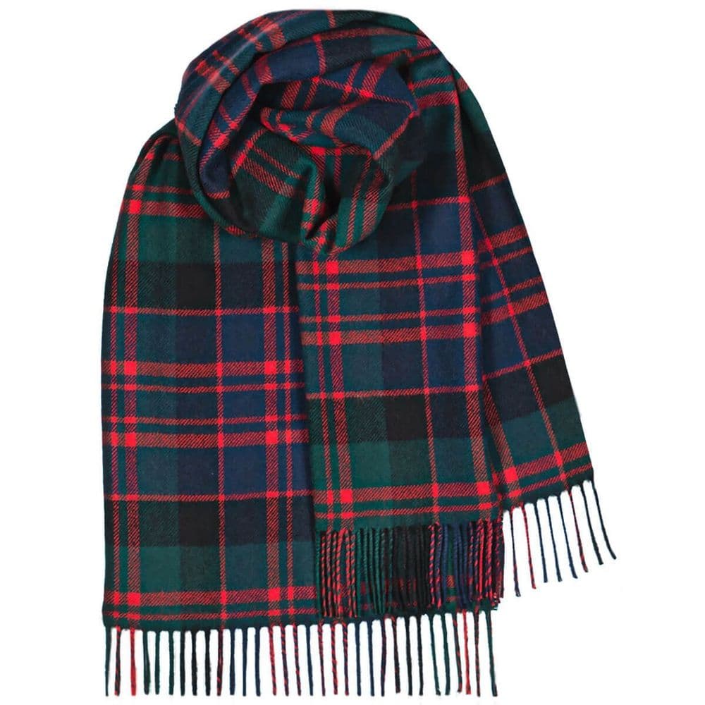 Ladies MacDonald Modern Tartan Pure Lambswool Stole - Made in Scotland