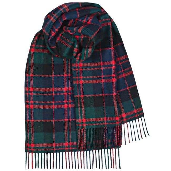 Ladies MacDonald Modern Tartan Pure Lambswool Stole - Made in Scotland
