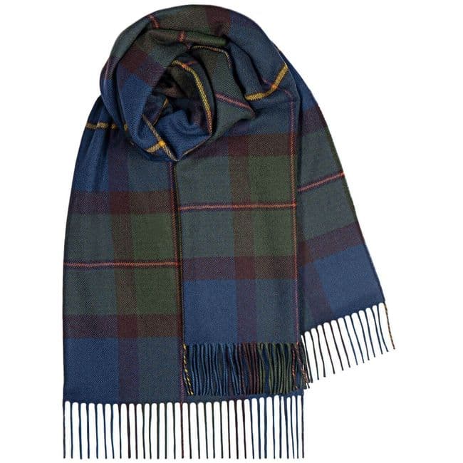 Ladies MacLeod of Harris Antique Tartan Pure Lambswool Stole - Made in Scotland