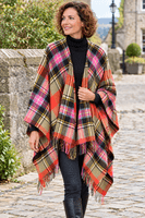 Ladies Pure Cashmere Bruce of Kincaird Tartan Mini Cape – Scottish Luxury Wrap Made in Scotland