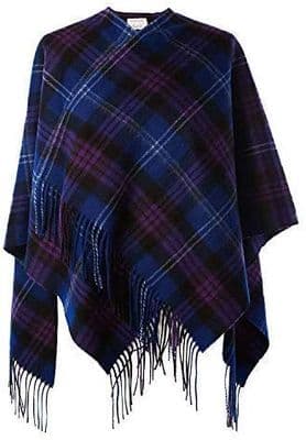 Ladies Pure Lambswool Heritage of Scotland Tartan Mini Cape