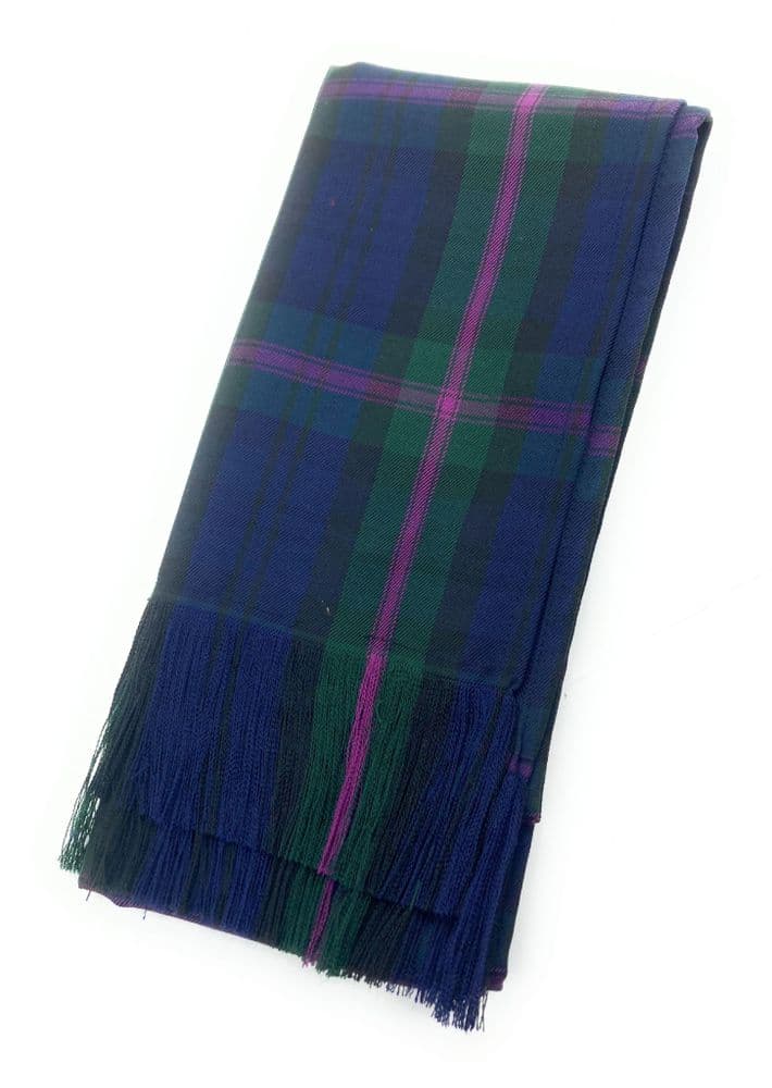Ladies Pure Wool Baird Modern Tartan Sash - Made in Scotland