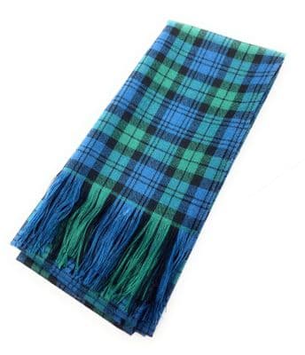 Ladies Pure Wool Campbell  Ancient Stole/Shawl/Long Scarf - Made In Scotland