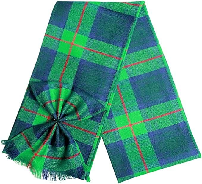 Ladies Pure Wool Cranston Modern Tartan Mini Sash With Rosette Made in ...