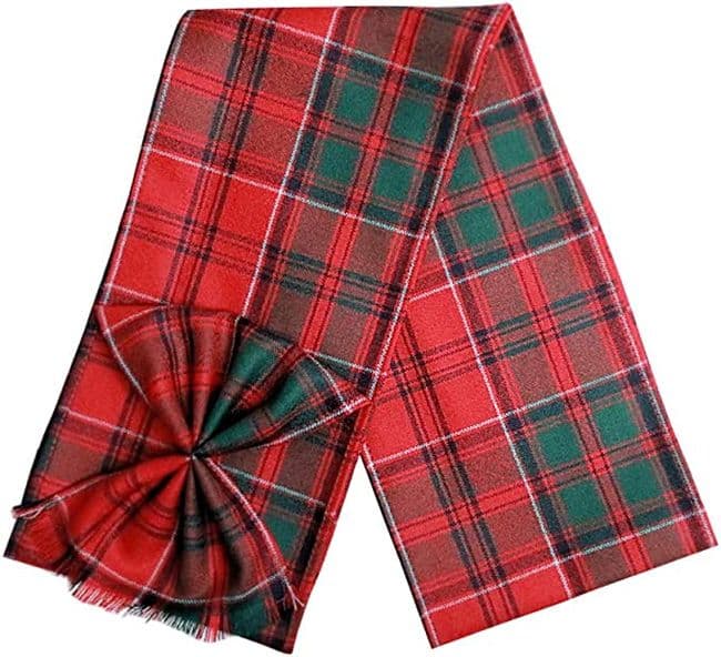 Ladies Pure Wool Drummond Modern Tartan Mini Sash With Rosette Made in Scotland