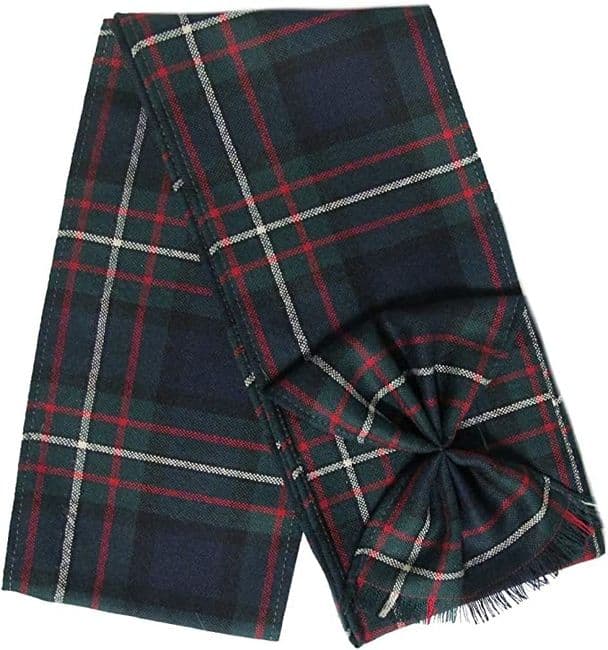 Ladies Pure Wool Ferguson Modern Tartan Mini Sash With Rosette Made in Scotland