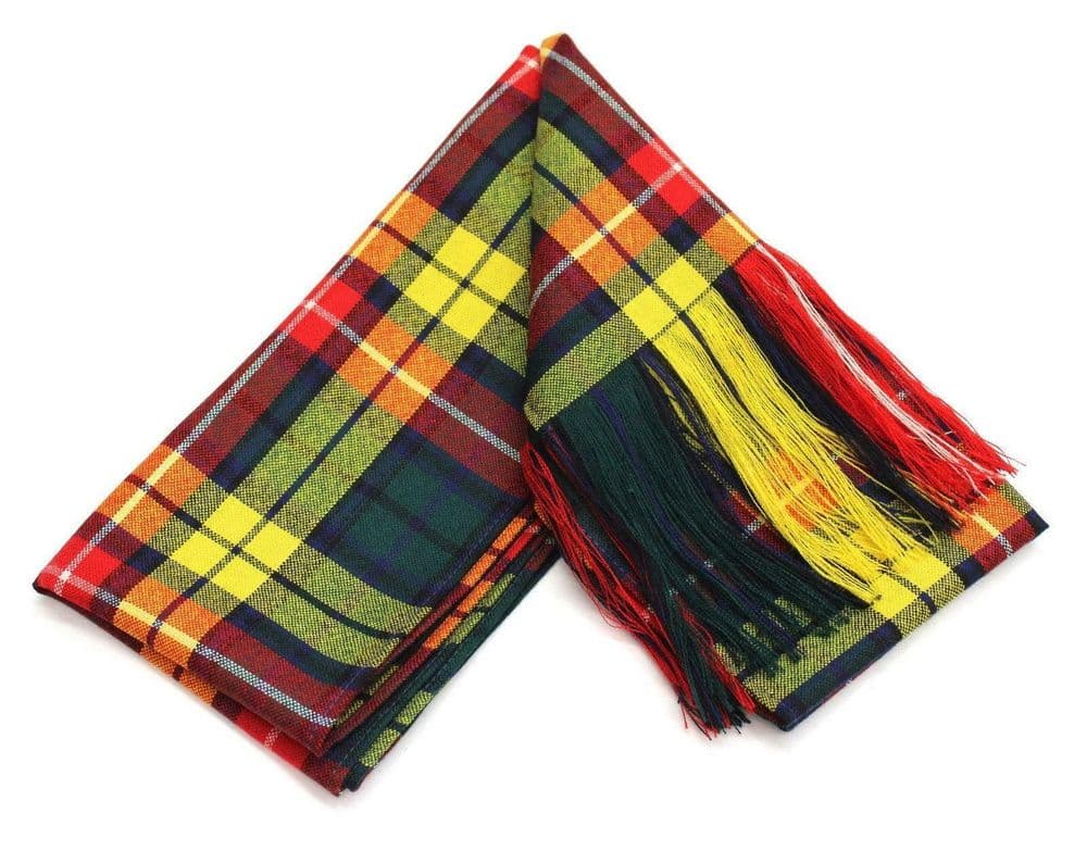 Ladies Pure Wool Full Size Buchanan Modern Tartan Sash