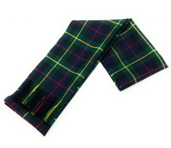 Ladies Pure Wool Full Size Farquharson Modern Tartan Sash - Made in Scotland