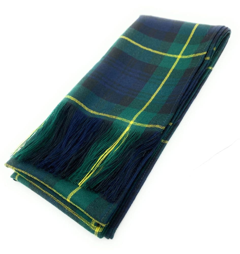 Ladies Pure Wool Full Size Gordon Modern Tartan Sash - Made in Scotland