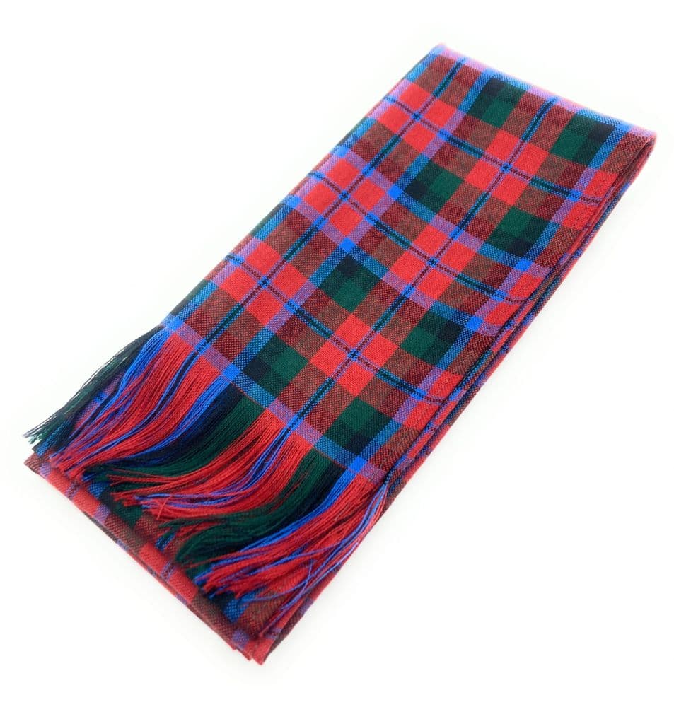 Ladies Pure Wool Full Size MacNaughton Tartan Sash - Made in Scotland