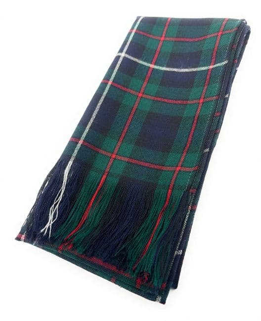 Ladies Pure Wool Full Size Robertson Hunting Modern Tartan Sash - Made in Scotland
