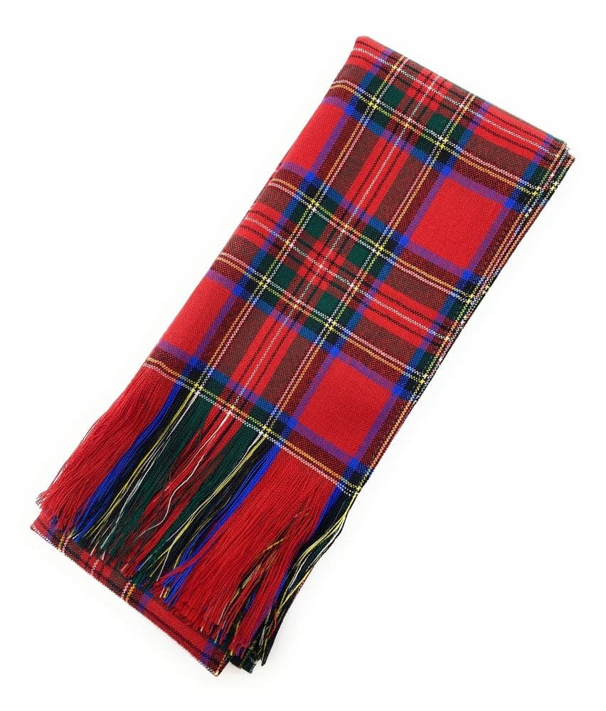 Ladies Pure Wool Full Size Royal Stewart Tartan Sash