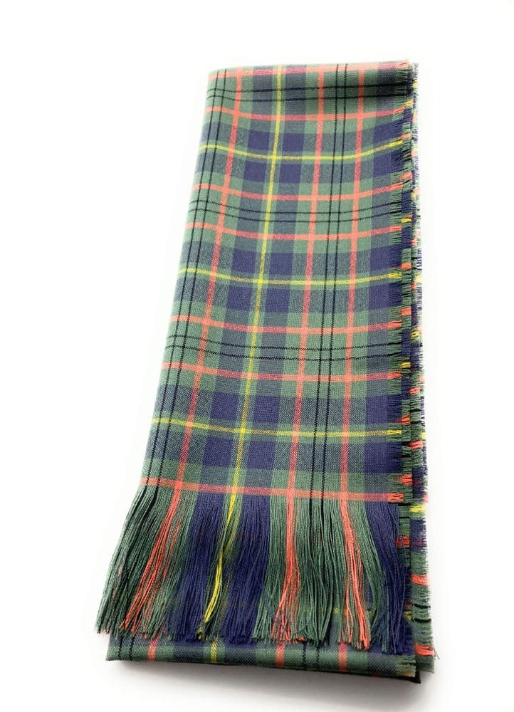Ladies Pure Wool Full Size Taylor Weathered Tartan Sash - Made in Scotland
