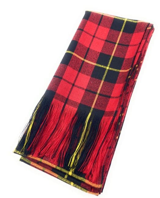Ladies Pure Wool Full Size Wallace Modern Tartan Sash - Made in Scotland