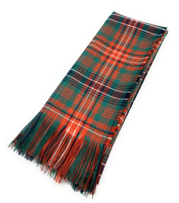 Ladies Pure Wool Full Size Wilson Ancient Tartan Sash - Made in Scotland