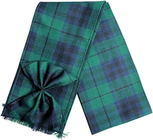Ladies Pure Wool Keith Tartan Mini Sash With Rosette Made in Scotland