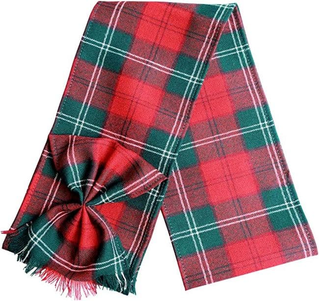 Ladies Pure Wool Lennox Tartan Mini Sash With Rosette Made in Scotland