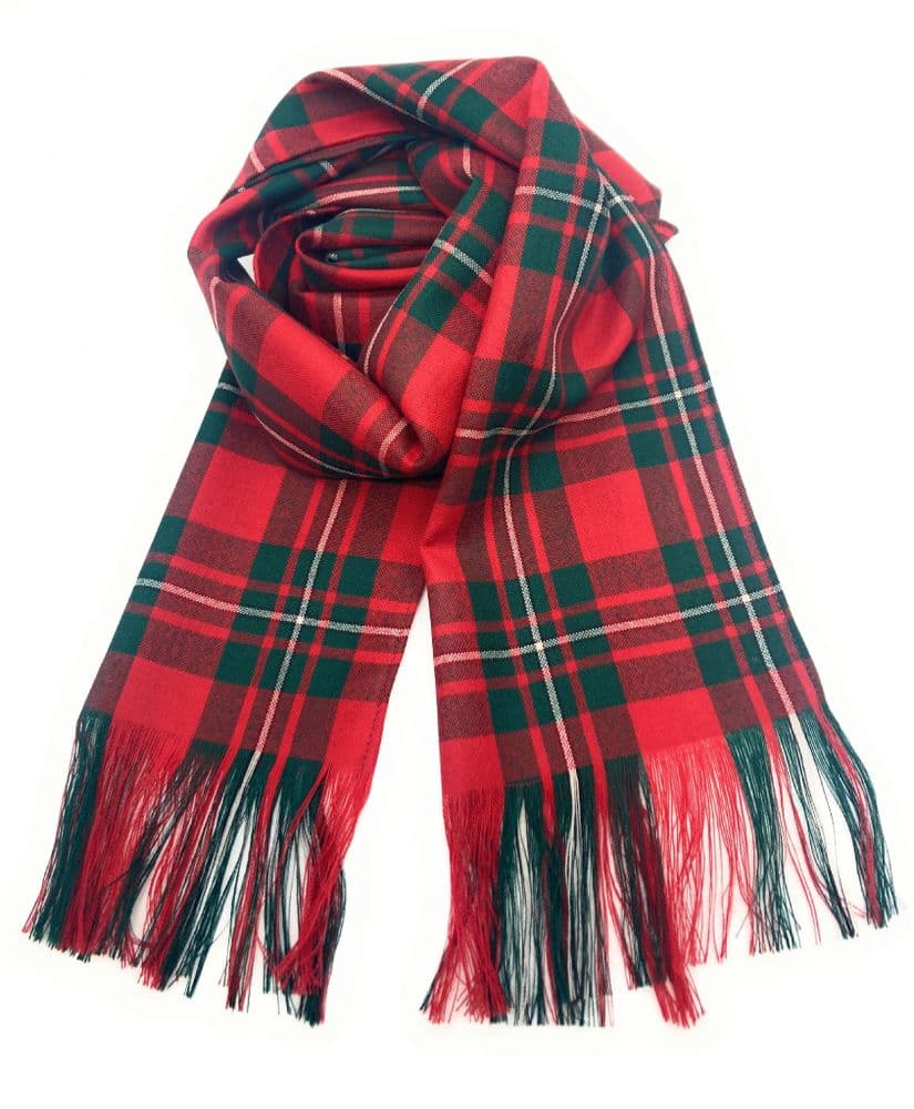 Ladies Pure Wool MacGregor Modern Stole/Shawl/Long Scarf - Made In Scotland