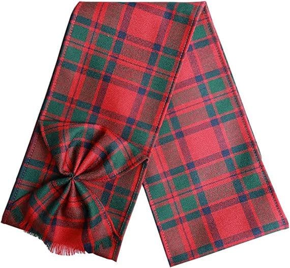 Ladies Pure Wool MacIntosh Tartan Mini Sash With Rosette Made in Scotland