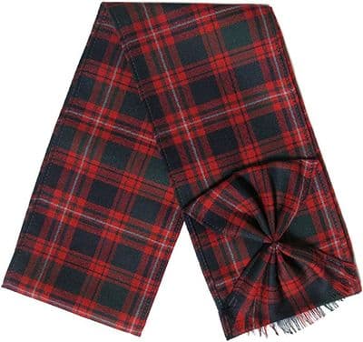 Ladies Pure Wool MacIntyre Tartan Mini Sash With Rosette Made in Scotland