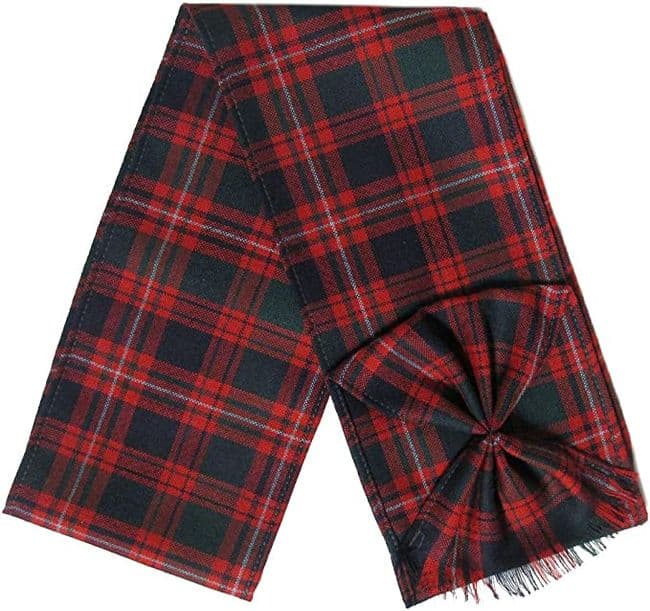Ladies Pure Wool MacIntyre Tartan Mini Sash With Rosette Made in Scotland