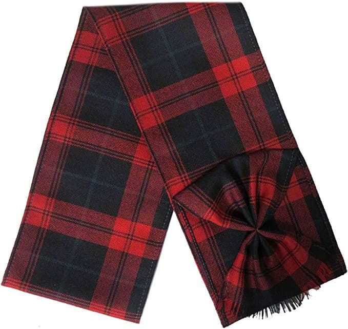 Ladies Pure Wool MacLachlan Tartan Mini Sash With Rosette Made in Scotland