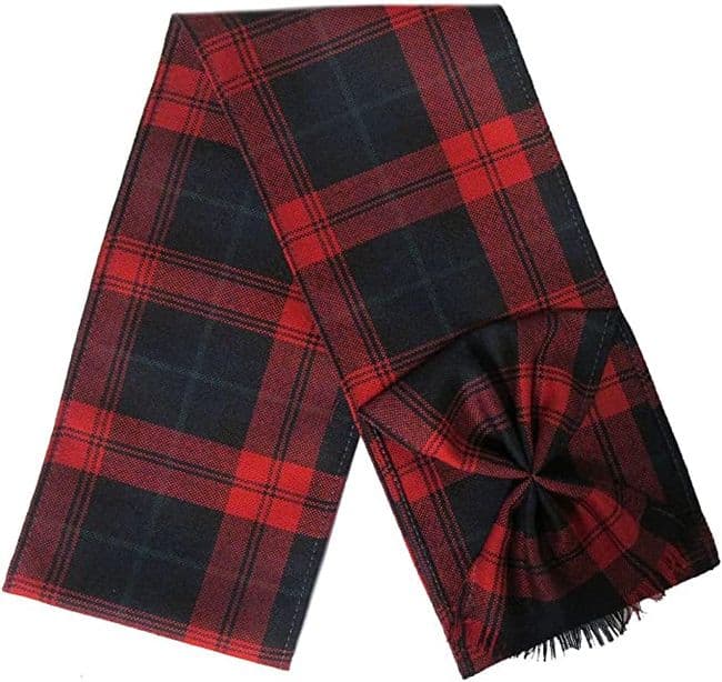 Ladies Pure Wool MacLachlan Tartan Mini Sash With Rosette Made in Scotland