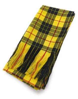 Ladies Pure Wool MacLeod of Lewis Tartan Full Size Sash - Made in Scotland