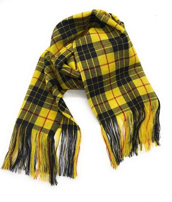 Ladies Pure Wool MacLeod of Lewis Tartan Stole - Made in Scotland