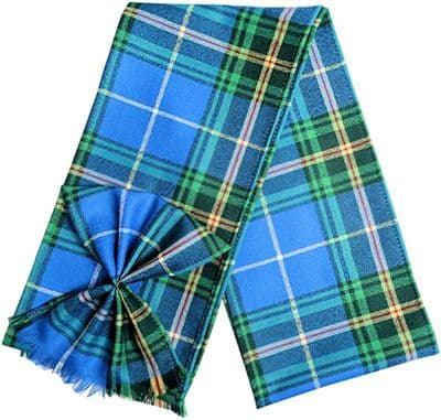 Ladies Pure Wool Nova Scotia Tartan Mini Sash With Rosette Made in Scotland