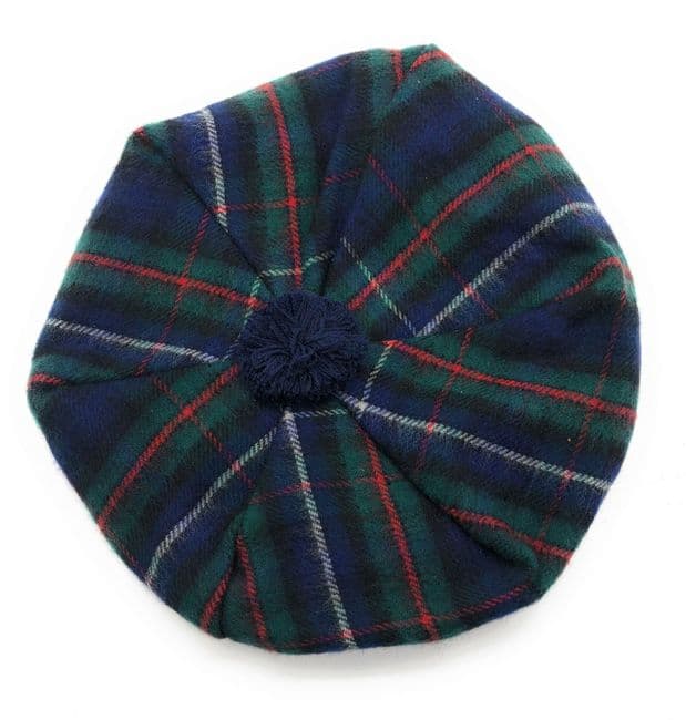 Ladies Robertson Hunting Tartan Lambswool Tam - Made in Scotland