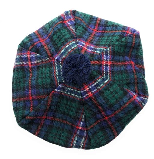 Ladies Scottish National Tartan Lambswool Tam - Made in Scotland