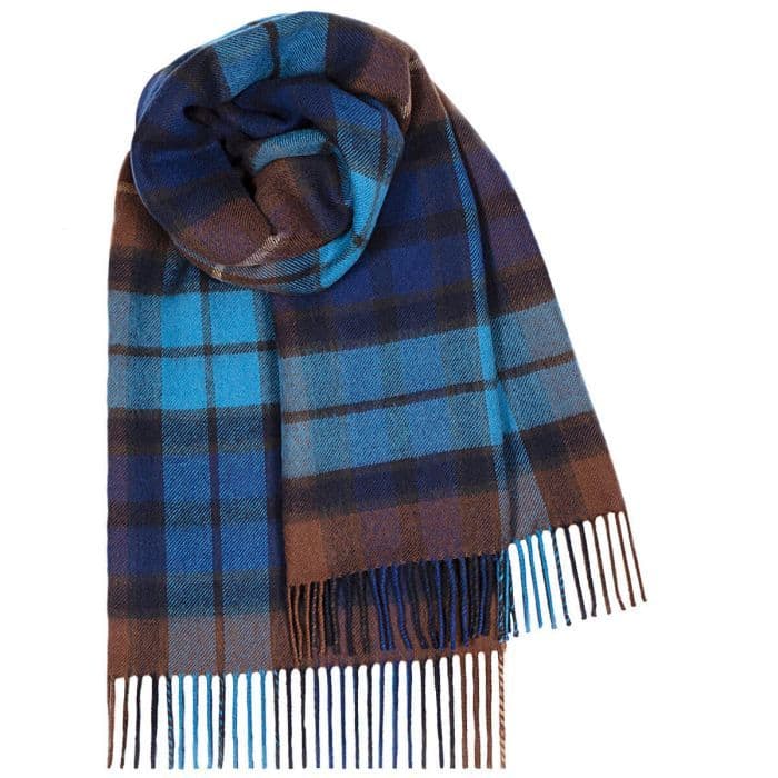 Ladies Tartan Lambswool Stole - Made in Scotland