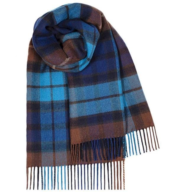 Ladies Tartan Lambswool Stole - Made in Scotland